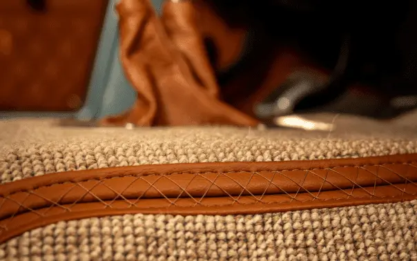 GERMAN WEAVE CARPET WITH HAND SEWN