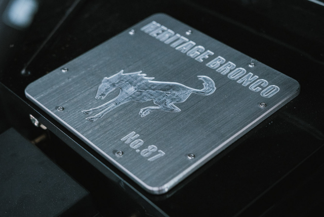 Heritage Bronco custom build detail